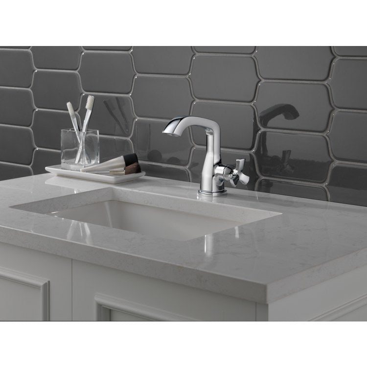 Lavatory Faucet Stryke 1 Helo ADA No-Lead/WaterSense Lumicoat Chrome 1.2 Gallons per Minute Deck Low Arc Metal Pop-Up 1/3 Hole Diamond Seal Technology - Image 3