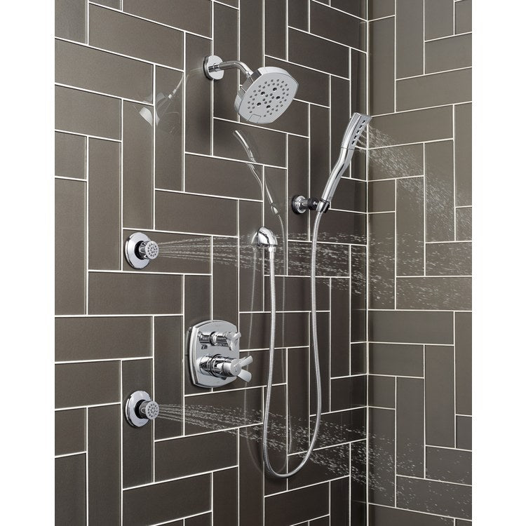 Handle Kit Stryke Metal 1 Lever Lumicoat Chrome ADA for Diverter/Shower Faucets - Image 3