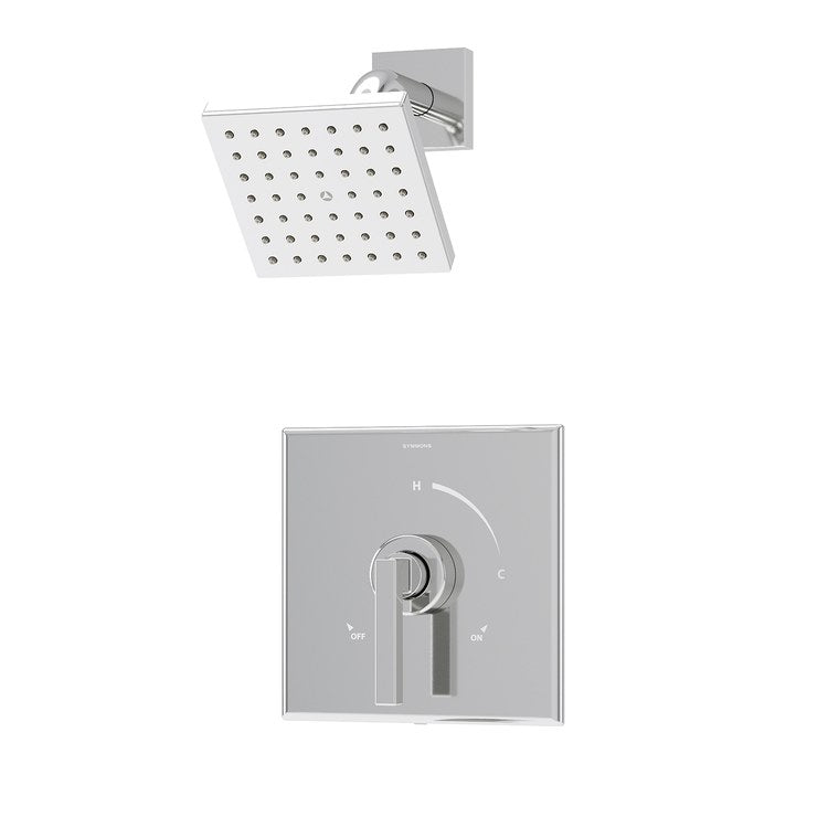 Shower Trim Duro 1 Lever Polished Chrome WaterSense ADA 1.5 Gallons per Minute 1 Function - Image 1