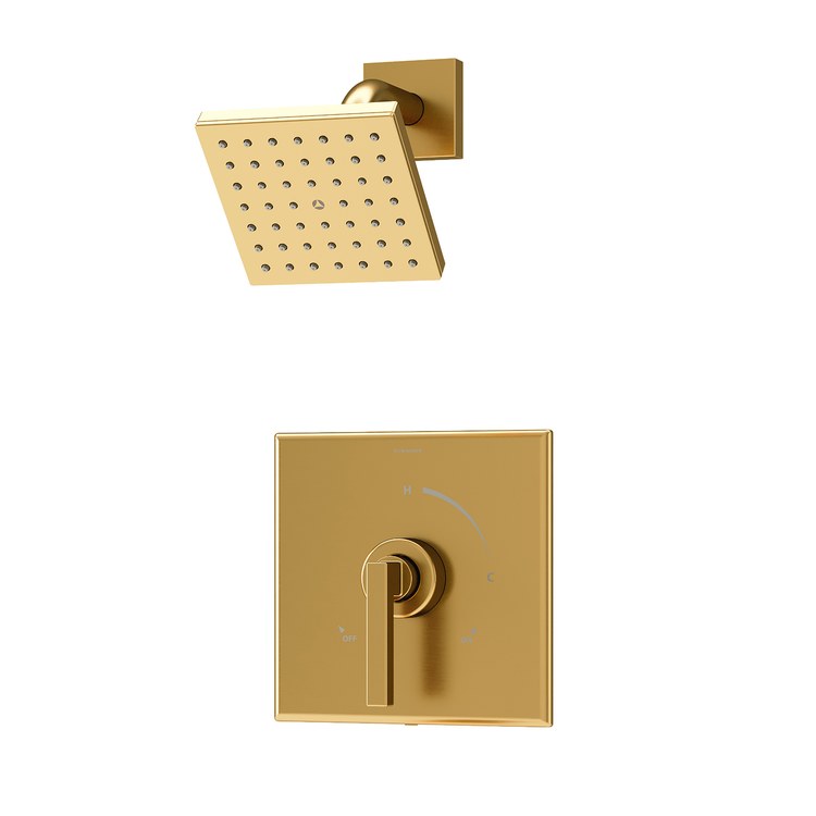 Shower Trim Duro 1 Lever Brushed Bronze WaterSense ADA 1.5 Gallons per Minute 1 Function - Image 1