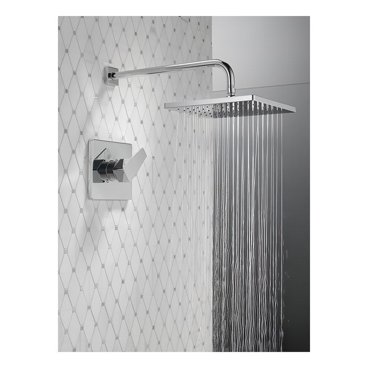Shower Trim Modern 14 Series Monitor 1 Lever Polished Chrome WaterSense ADA 1.75 Gallons per Minute Square Raincan for MultiChoice Universal Rough - Image 2