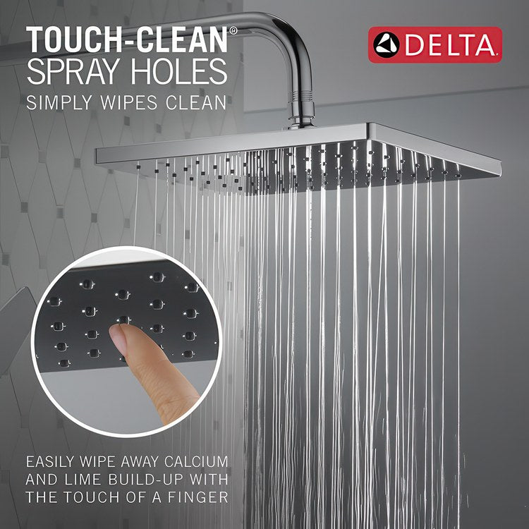 Shower Trim Modern 14 Series Monitor 1 Lever Polished Chrome WaterSense ADA 1.75 Gallons per Minute Square Raincan for MultiChoice Universal Rough - Image 3