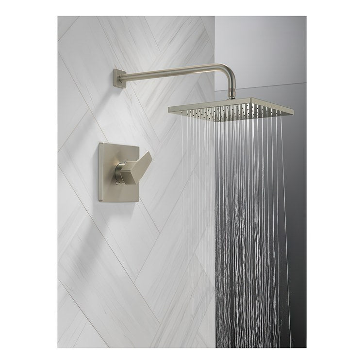 Shower Trim Modern 14 Series Monitor 1 Lever Spotshield Brushed Nickel WaterSense ADA 1.75 Gallons per Minute Square Raincan for MultiChoice Universal Rough - Image 2