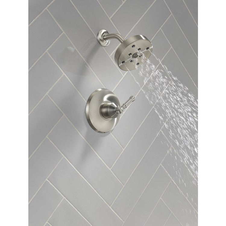 Shower Trim Broderick 14 Series Monitor 1 Lever Lumicoat Stainless WaterSense ADA 1.75 Gallons per Minute Round for MultiChoice Universal Rough - Image 3