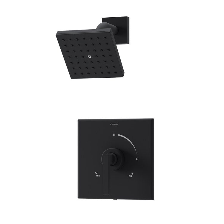 Shower Trim Duro 1 Lever Matte Black WaterSense ADA 1.5 Gallons per Minute 1 Function - Image 1