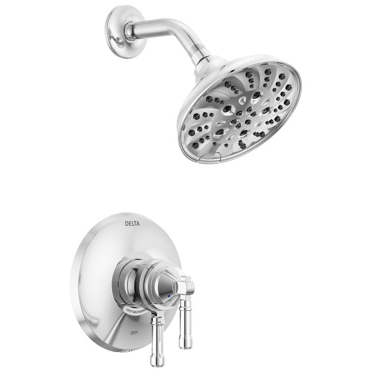Shower Trim Broderick 17 Series Monitor 2 Lever Lumicoat Polished Chrome WaterSense ADA 1.75 Gallons per Minute Round for MultiChoice Universal Rough - Image 1