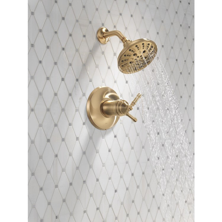 Shower Trim Broderick 17T Series Monitor 2 Lever Lumicoat Champagne Bronze WaterSense ADA 1.75 Gallons per Minute Round for MultiChoice Universal Rough - Image 3