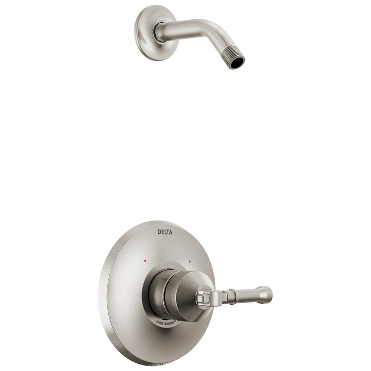 Shower Trim Broderick 14 Series Less Showerhead 1 Lever Lumicoat Stainless ADA 1.75 Gallons per Minute - Image 1