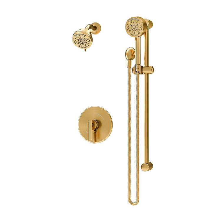 Shower Trim Dia with Handshower 1 Lever Brushed Bronze WaterSense ADA 1.5 Gallons per Minute 7 Function - Image 1