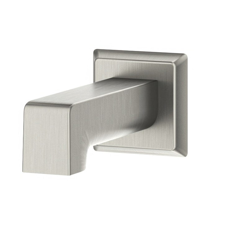 Tub Spout Verity Slip On Less Diverter Satin Nickel 5-15/16 Inch - Image 1