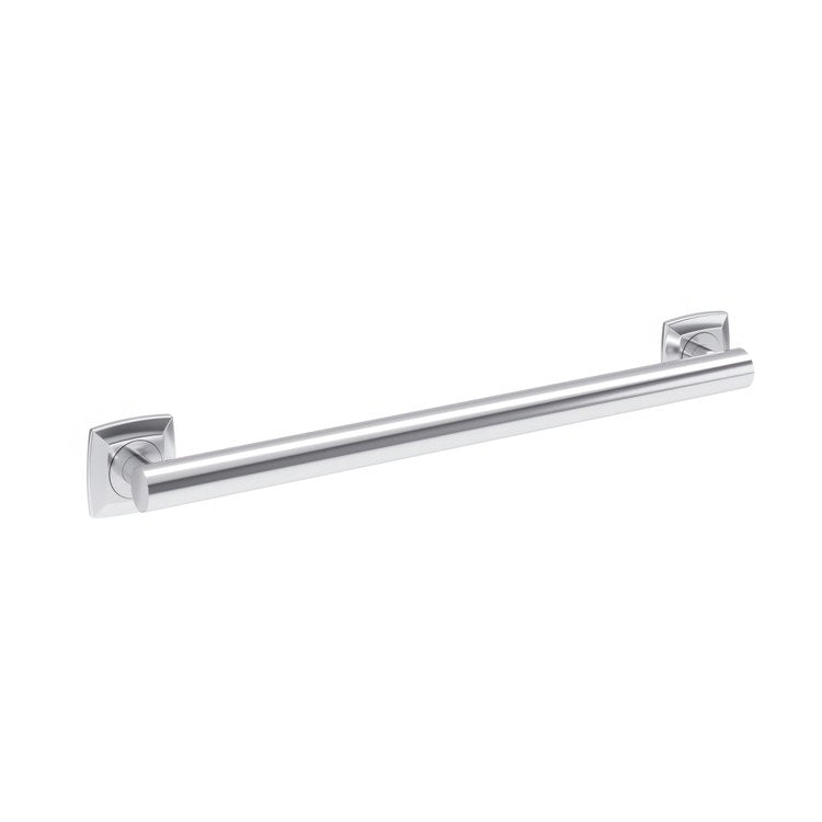 Grab Bar Oak 36 Inch Polished Chrome ADA Wall Mount - Image 1