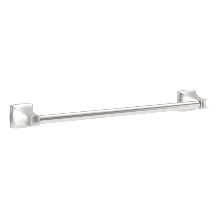 Towel Bar Oak 24 Inch Satin Nickel Metal - Image 1