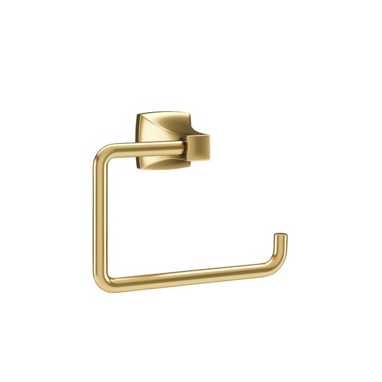 Towel Ring Oak Open Brushed Bronze Metal 3-1/4 Inch - Image 1
