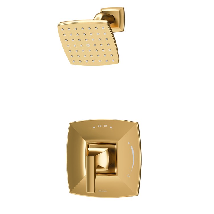 Shower Trim Oak 1 Lever Brushed Bronze ADA 1.5 Gallons per Minute HydroMersion 1 Function for 261 Series Temprol Valve Not Included - Image 1