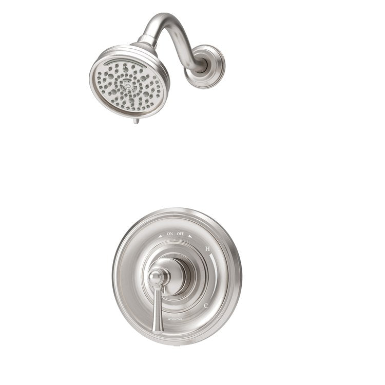 Shower Trim Braston 1 Lever Satin Nickel ADA 2.0 Gallons per Minute HydroMersion 7 Function with Non-Positive Shutoff for 261 Series Temptrol Valve Not Included - Image 1
