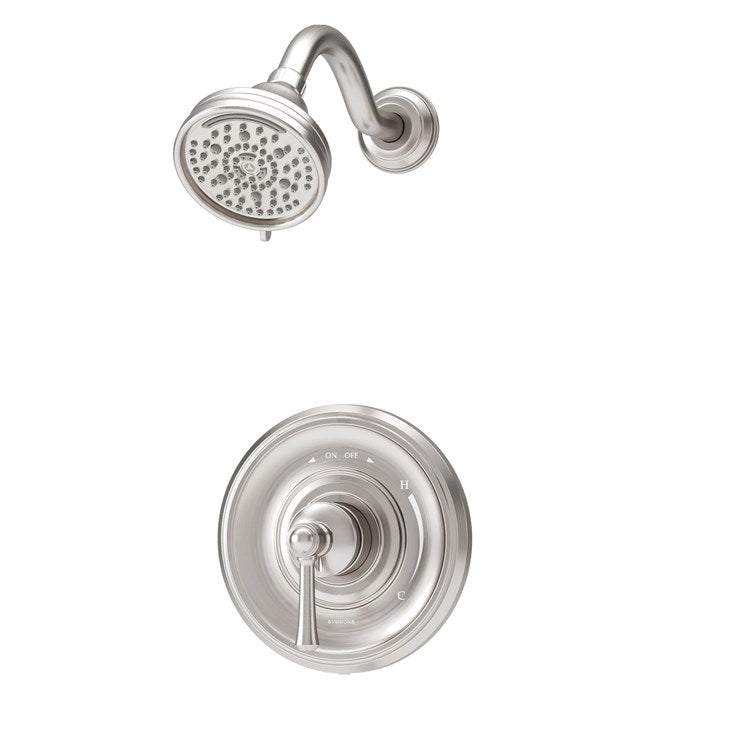 Shower Trim Braston Test Cap 1 Lever Satin Nickel ADA 2.0 Gallons per Minute HydroMersion 7 Function with Non-Positive Shutoff for 261 Series Temptrol Valve Not Included - Image 1