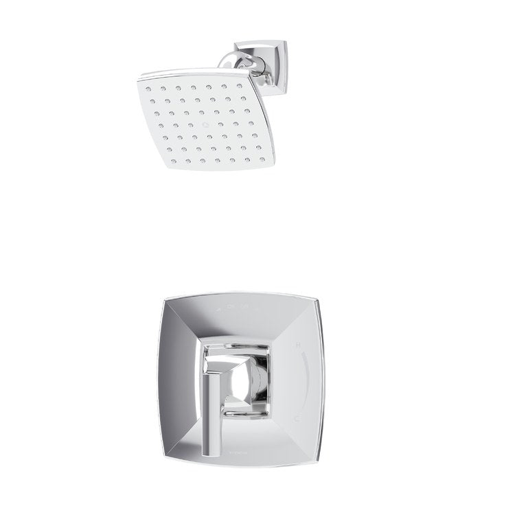 Shower Trim Oak 1 Lever Chrome ADA 2.0 Gallons per Minute HydroMersion 1 Function for 261 Series Temprol Valve Not Included - Image 1