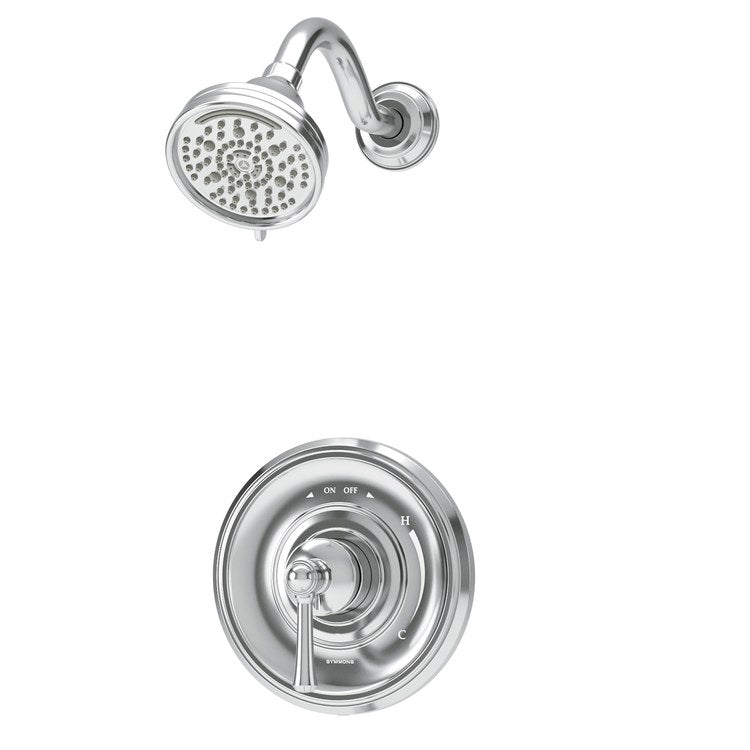 Shower Trim Braston Test Cap 1 Lever Chrome ADA 2.0 Gallons per Minute HydroMersion 7 Function with Non-Positive Shutoff for 161 Series Temptrol Valve Not Included - Image 1
