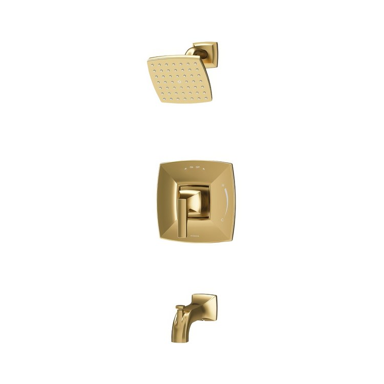 Tub and Shower Trim Oak 1 Lever Brushed Bronze ADA 1.5 Gallons per Minute for 262 Series Temptrol Valve Not Included - Image 1