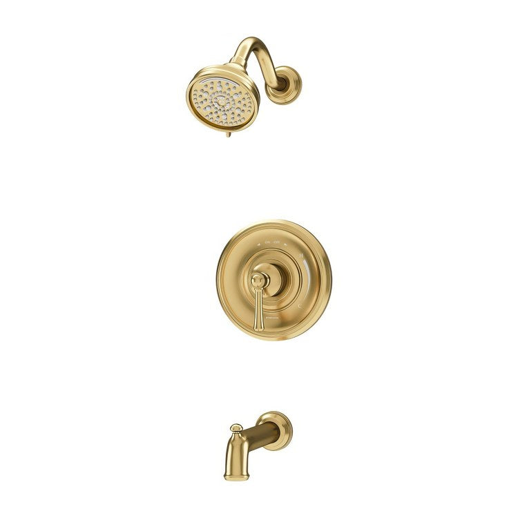 Tub and Shower Trim Braston 1 Lever Brushed Bronze ADA 2.0 Gallons per Minute for 262 Series Temptrol Valve Not Included - Image 1