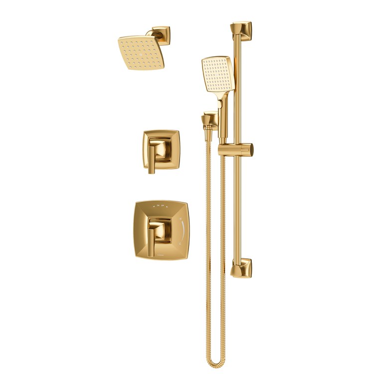 Shower Trim Oak with Handshower 2 Lever Brushed Bronze ADA 1.5 Gallons per Minute HydroMersion 1 Function with Non-Positive Shutoff for 261 Series Temprol Valve and 2DIVBODYSRT Diverter Valve Not Included - Image 1