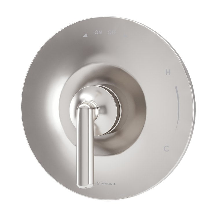 Shower Valve Trim Birch 1 Lever Satin Nickel ADA for 261/262 Series Temptrol Valve Not Included - Image 1