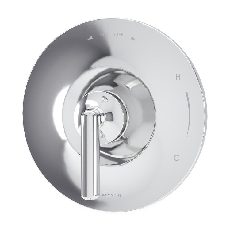 Shower Valve Trim Birch for Test Cap Valve 1 Lever Polished Chrome ADA for 261/262 Series Temptrol Valve Not Included - Image 1