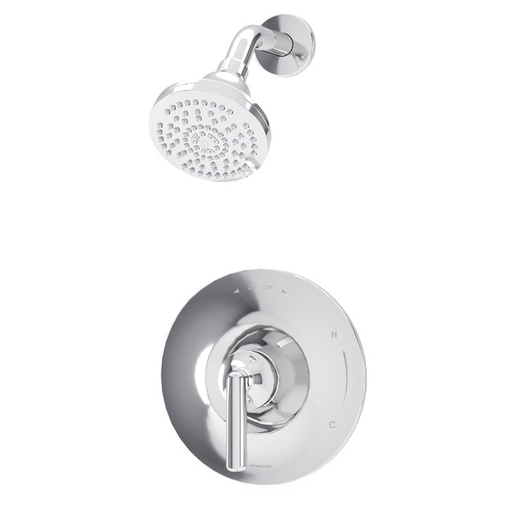 Shower Trim Birch 1 Lever Chrome ADA 1.5 Gallons per Minute HydroMersion 1 Function for 261 Series Temptrol Valve Not Included - Image 1
