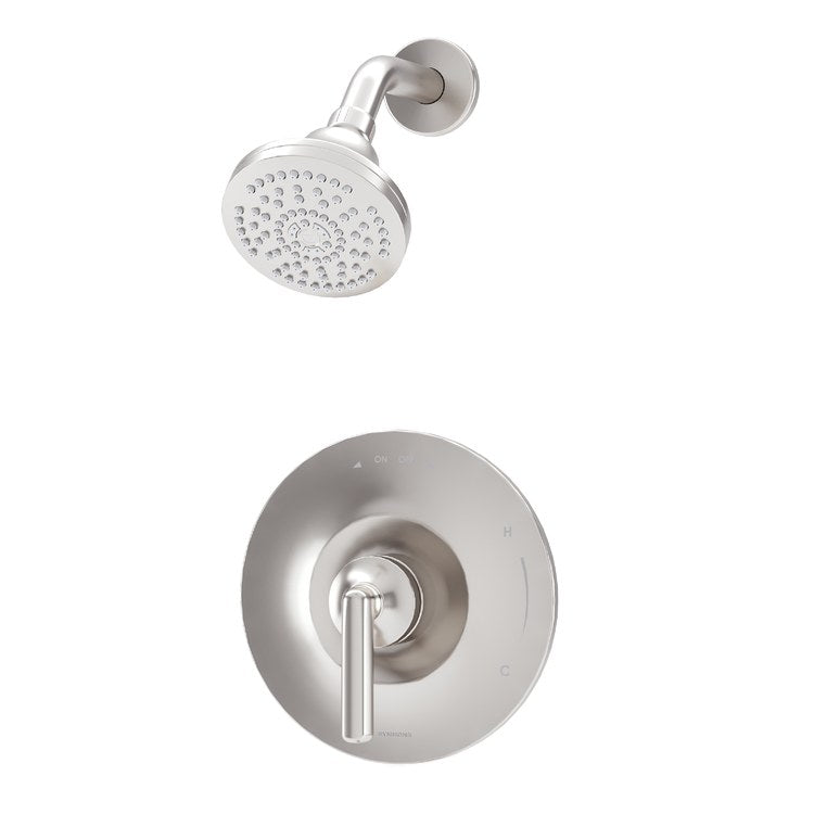 Shower Trim Birch 1 Lever Satin Nickel ADA 2.0 Gallons per Minute HydroMersion 1 Function for 261 Series Temptrol Valve Not Included - Image 1