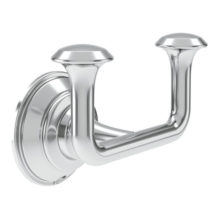 Robe Hook Braston Double Polished Chrome 2-1/2 Inch Metal - Image 1