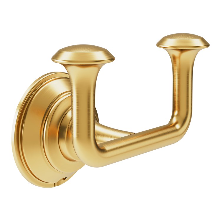 Robe Hook Braston Double Brushed Bronze 2-1/2 Inch Metal - Image 1