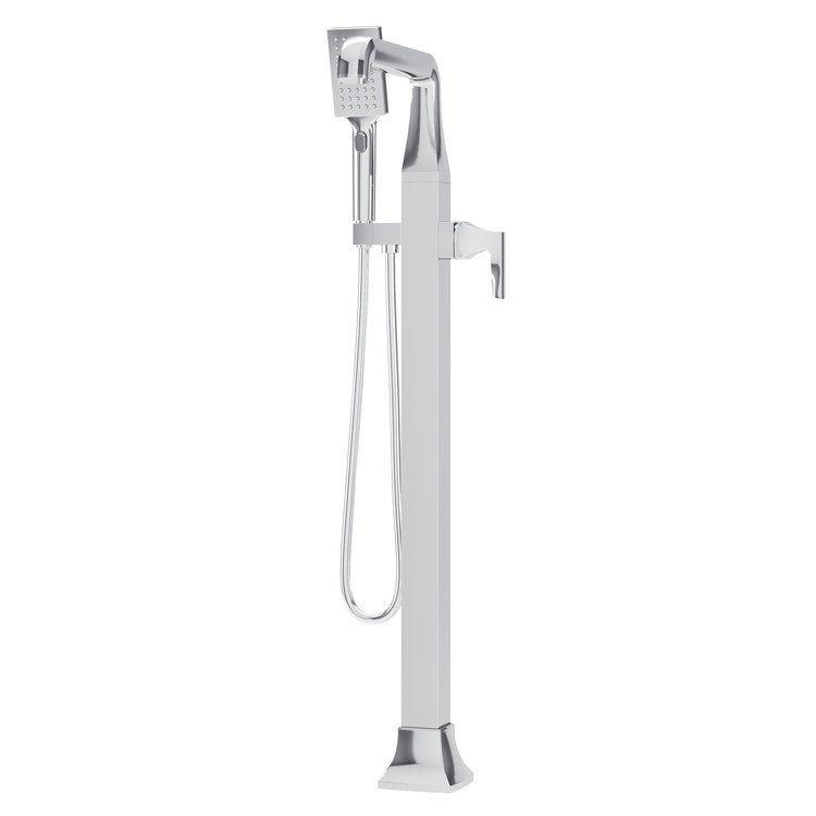 Tub Filler Oak Freestanding 1 Lever Polished Chrome 5.3 Gallons per Minute - Image 1