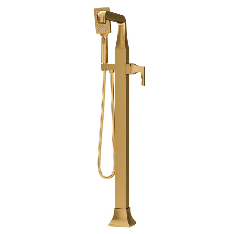 Tub Filler Oak Freestanding 1 Lever Brushed Bronze 5.3 Gallons per Minute - Image 1