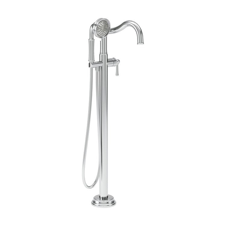 Tub Filler Braston Freestanding 1 Lever Polished Chrome 5.3 Gallons per Minute - Image 1