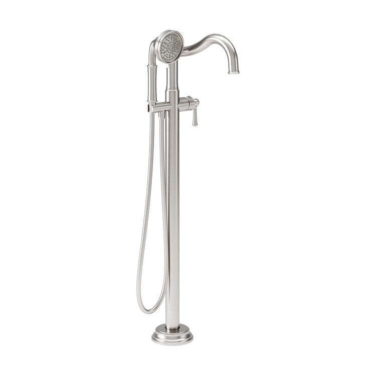 Tub Filler Braston Freestanding 1 Lever Satin Nickel 5.3 Gallons per Minute - Image 1