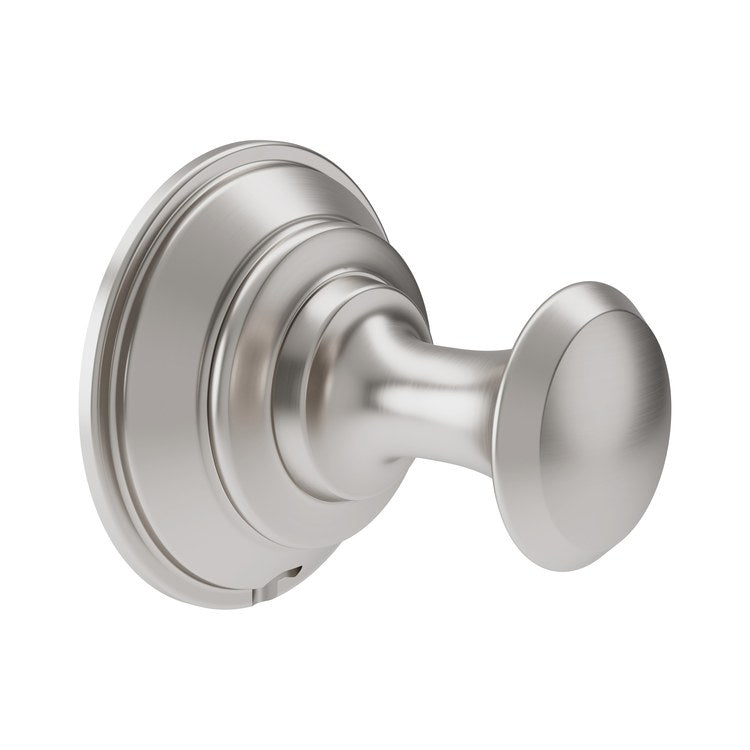 Robe Hook Braston Satin Nickel 1-13/16 Inch Metal - Image 1