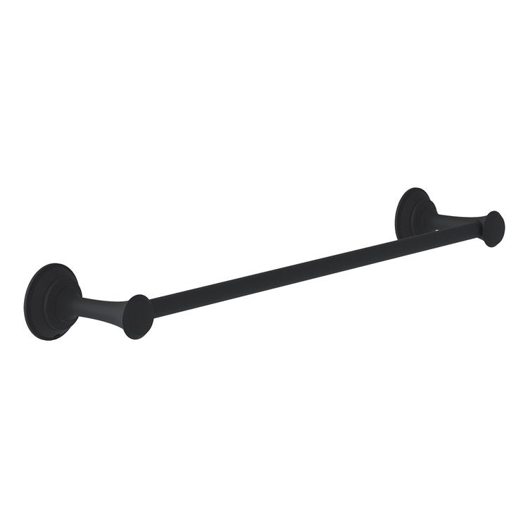 Towel Bar Braston 18 Inch Matte Black Metal - Image 1