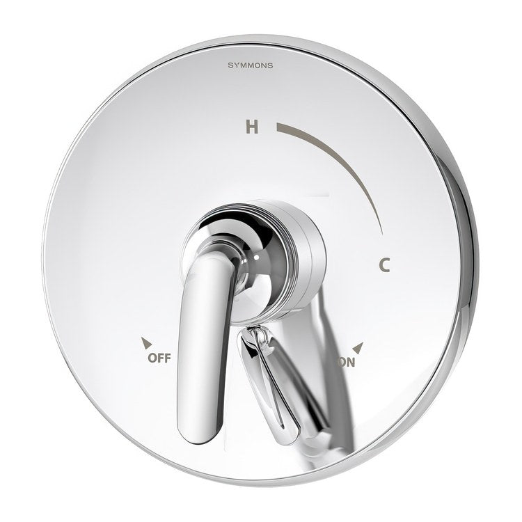 Shower Valve Trim Elm with Integral Diverter 1 Lever Polished Chrome ADA for S261/S262 Temptrol Valve - Image 1