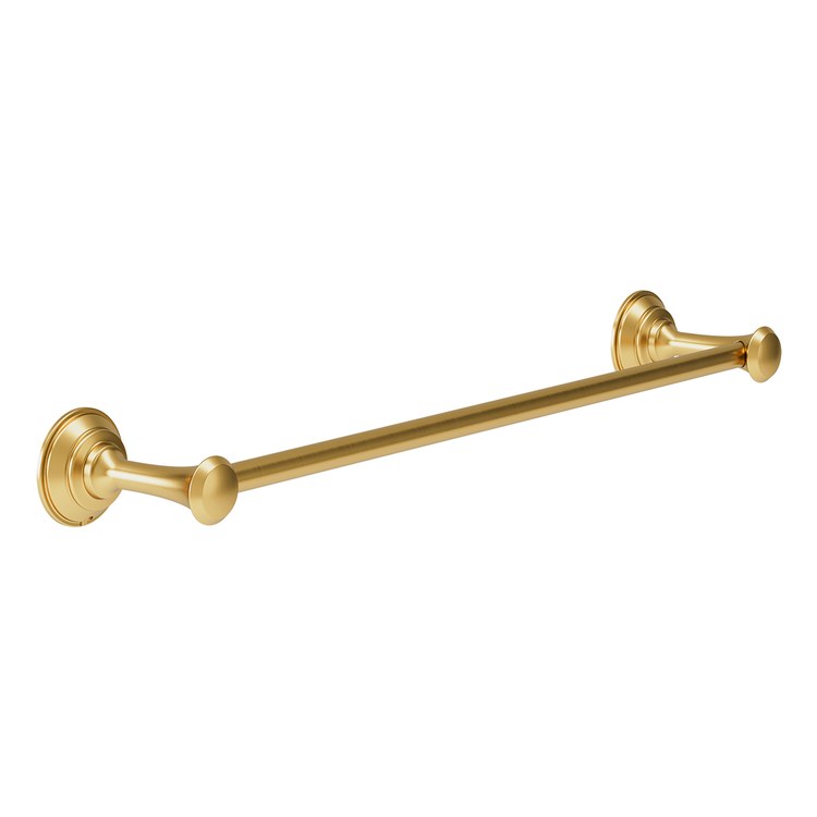 Towel Bar Braston 24 Inch Brushed Bronze Metal - Image 1
