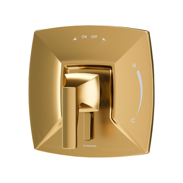 Shower Valve Trim Oak with Integral Diverter 1 Lever Brushed Bronze ADA 2.0 Gallons per Minute for S261/S262 Series Temptrol Valve Not Included - Image 1