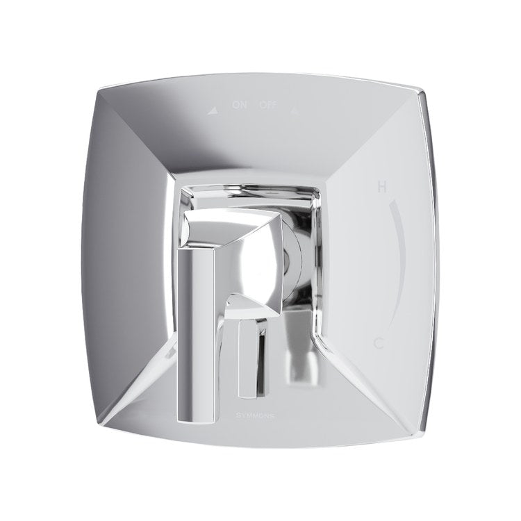 Shower Valve Trim Oak with Integral Diverter 1 Lever Polished Chrome ADA 2.0 Gallons per Minute for S261/S262 Series Temptrol Valve Not Included - Image 1