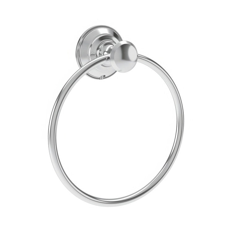 Towel Ring Braston Closed Polished Chrome Metal 2-1/8 Inch - Image 1