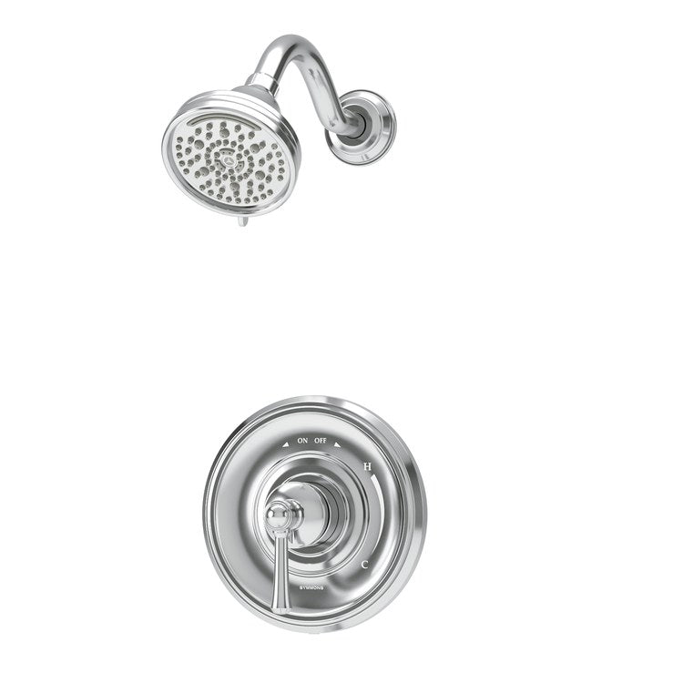 Shower Trim Braston 1 Lever Chrome ADA 1.5 Gallons per Minute HydroMersion 7 Function with Non-Positive Shutoff for 261 Series Temptrol Valve Not Included - Image 1
