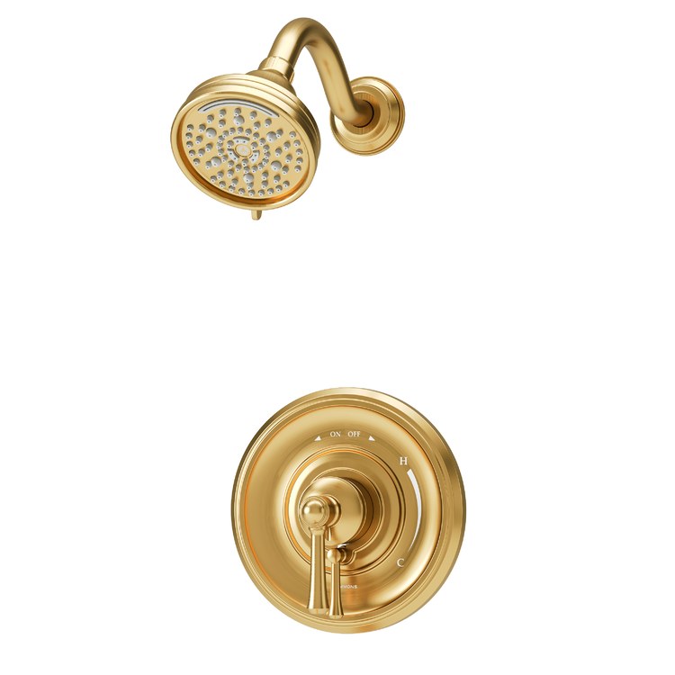 Shower Trim Braston with Integral Diverter 1 Lever Brushed Bronze ADA 2.0 Gallons per Minute HydroMersion 7 Function with Non-Positive Shutoff for S261 Series Temprol Valve with Trim Modifier Not Included - Image 1