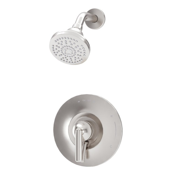 Shower Trim Birch with Integral Diverter 1 Lever Satin Nickel ADA 1.5 Gallons per Minute HydroMersion 1 Function for S261 Series Temprol Valve with Trim Modifier Not Included - Image 1