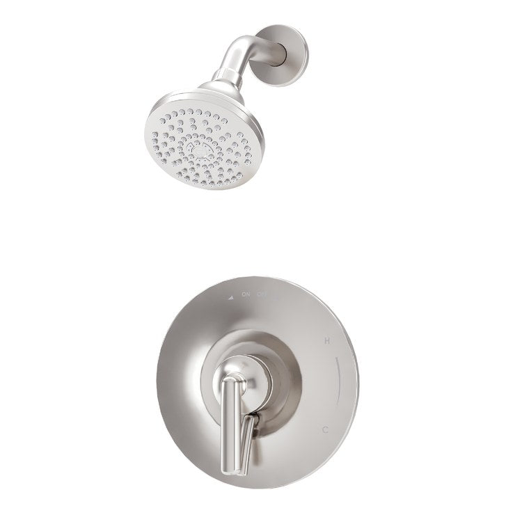Shower Trim Birch with Integral Diverter 1 Lever Satin Nickel ADA 2.0 Gallons per Minute HydroMersion 1 Function for S261 Series Temprol Valve with Trim Modifier Not Included - Image 1