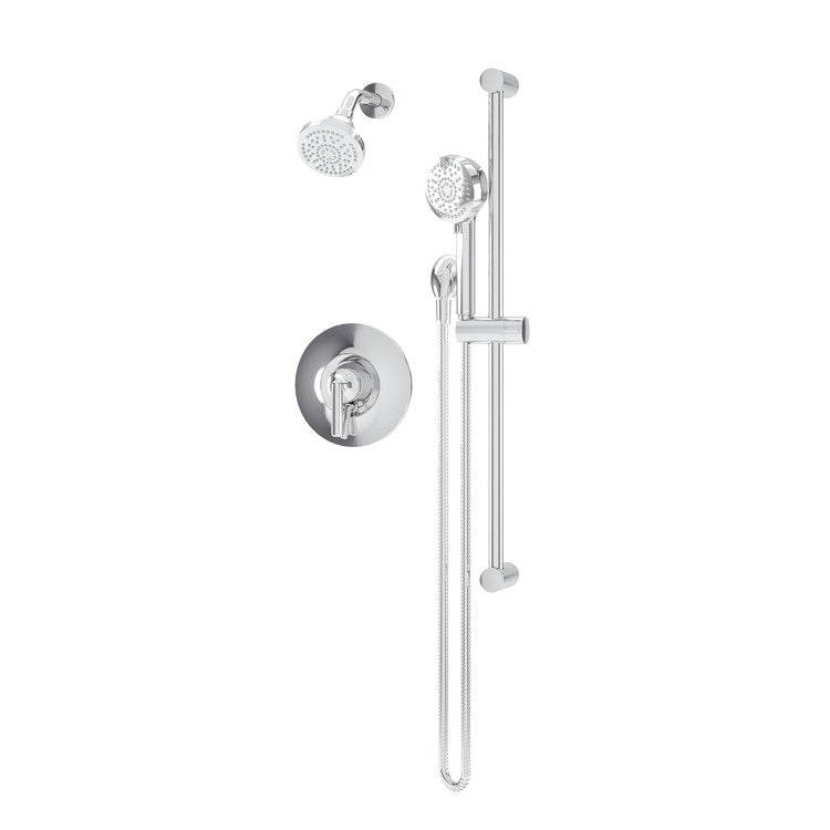 Shower Trim Birch with Handshower and VersaFlex Diverter 1 Lever Polished Chrome WaterSense ADA 1.5 Gallons per Minute Round Single Function - Image 1