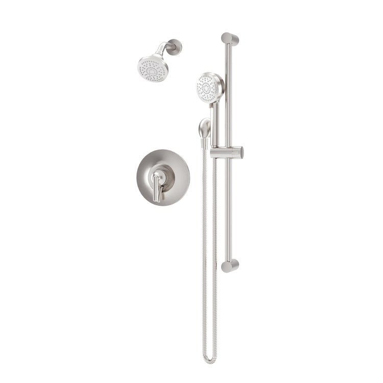 Shower Trim Birch with Integral Diverter and Handshower 1 Lever Satin Nickel ADA 1.5 Gallons per Minute HydroMersion 1 Function for S262 Series Temprol Valve with Trim Modifier Not Included - Image 1