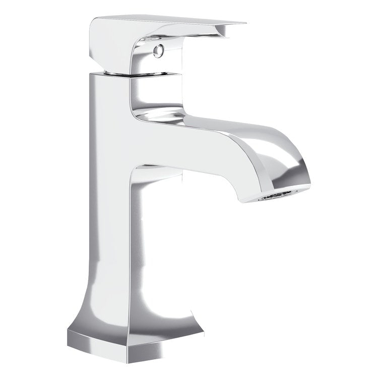 Lavatory Faucet Oak 1 Lever WaterSense Polished Chrome 1.0 Gallons per Minute Fixed Metal Push Pop 1 Hole - Image 1