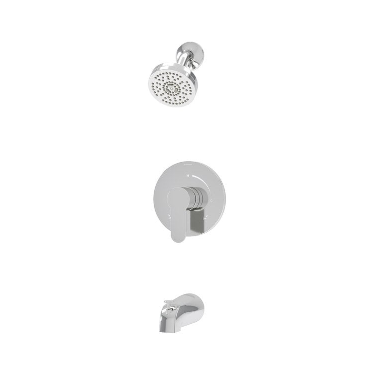 Tub and Shower Trim Identity 1 Lever Polished Chrome WaterSense ADA 1.5 Gallons per Minute - Image 1